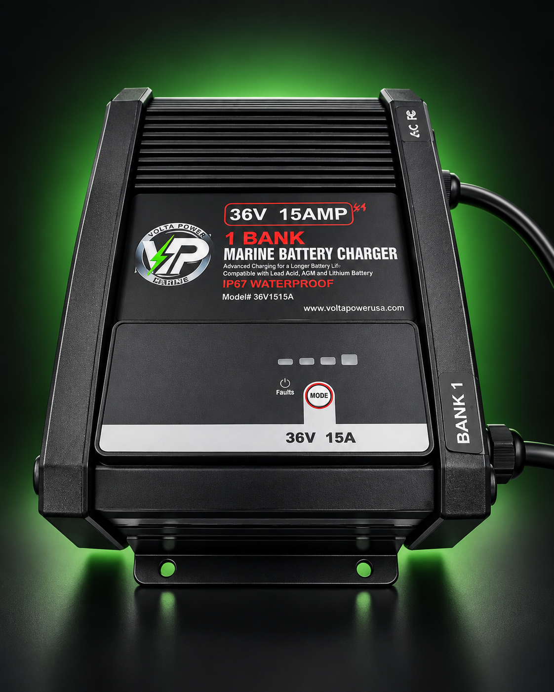 36V 10A Smart Charger
